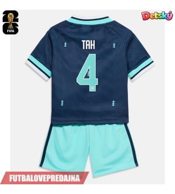 Lacne Dětský Futbalové dres Nemecko Jonathan Tah #4 MS 2026 Krátky Rukáv - Preč (+ trenírky)